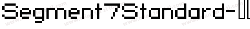 Segment7Standard字体转换