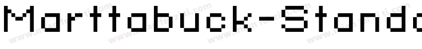 Marttabuck-Standard字体转换