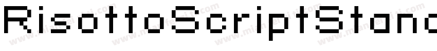 RisottoScriptStandard字体转换