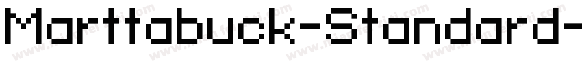 Marttabuck-Standard字体转换