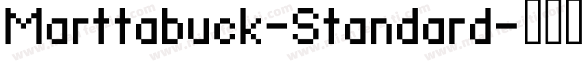 Marttabuck-Standard字体转换