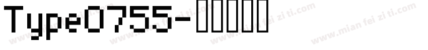 Type0755字体转换