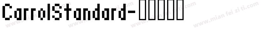 CarrolStandard字体转换