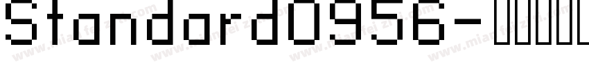 Standard0956字体转换
