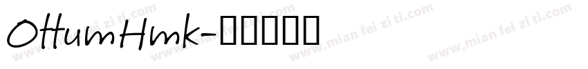 OttumHmk字体转换