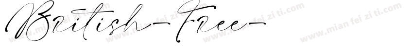 British-Free字体转换