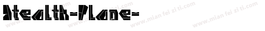 Stealth-Plane字体转换