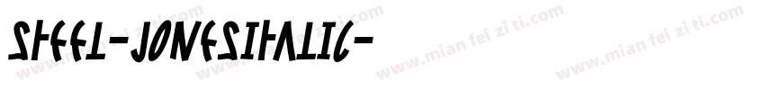 Steel-JonesItalic字体转换