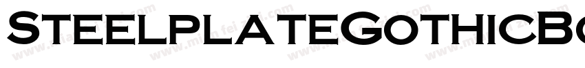 SteelplateGothicBold字体转换