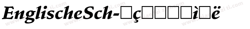 EnglischeSch字体转换