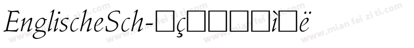 EnglischeSch字体转换