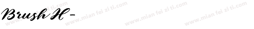 BrushH字体转换