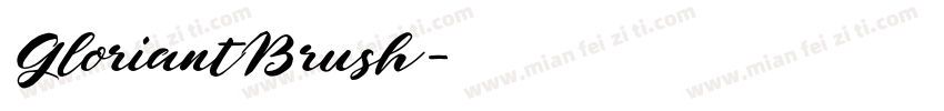 GloriantBrush字体转换