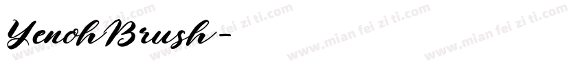 YenohBrush字体转换