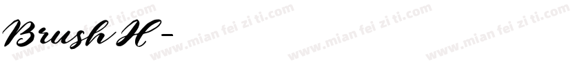 BrushH字体转换