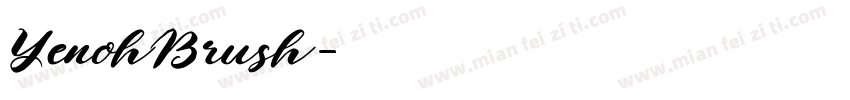 YenohBrush字体转换