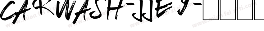 CarWash-jje9字体转换