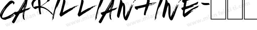 Carilliantine字体转换