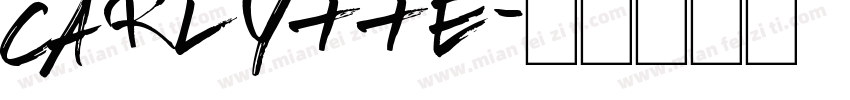 Carlytte字体转换