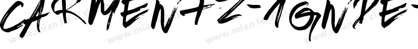 Carmentz-1Gnde字体转换