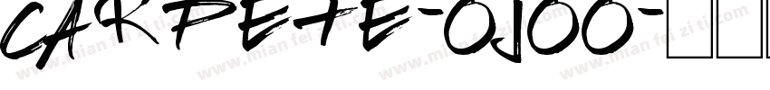Carpete-ojoo字体转换