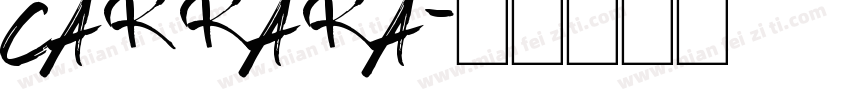 Carrara字体转换