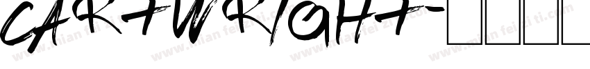 Cartwright字体转换