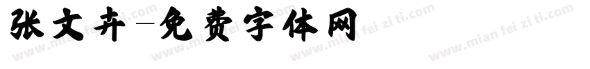 张文卉字体转换