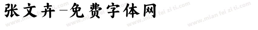 张文卉字体转换
