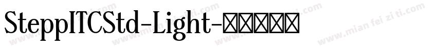 SteppITCStd-Light字体转换