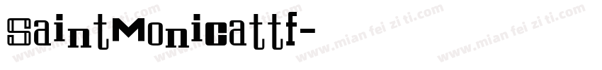 SaintMonicattf字体转换