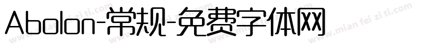 Abolon-常规字体转换
