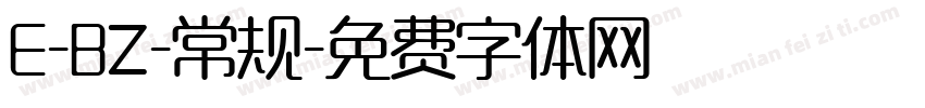E-BZ-常规字体转换
