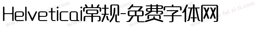 Helveticai常规字体转换