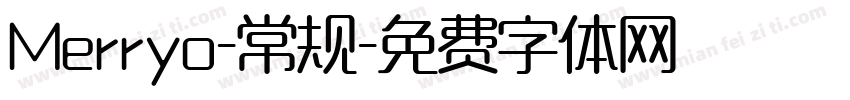 Merryo-常规字体转换