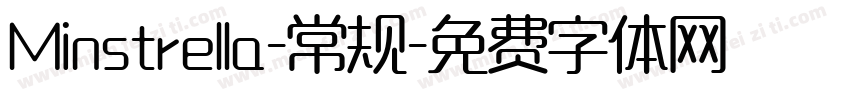 Minstrella-常规字体转换