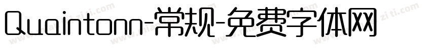 Quaintonn-常规字体转换