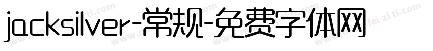 jacksilver-常规字体转换