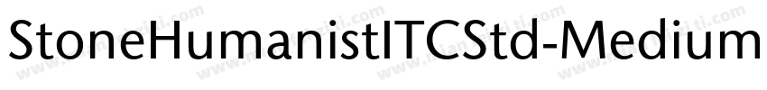StoneHumanistITCStd-MediumIta字体转换