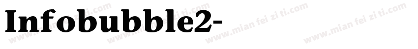 Infobubble2字体转换