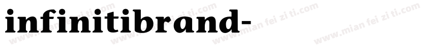 infinitibrand字体转换