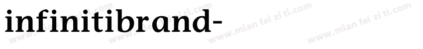 infinitibrand字体转换