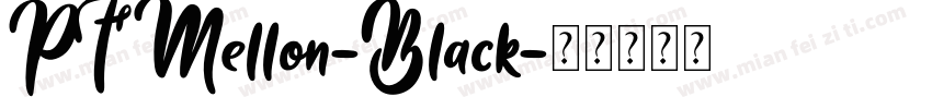 PFMellon-Black字体转换
