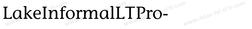 LakeInformalLTPro字体转换