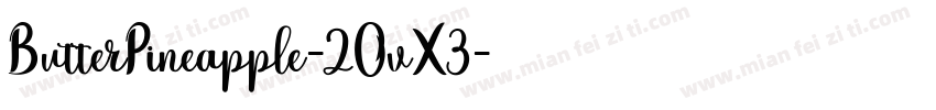 ButterPineapple-2OvX3字体转换