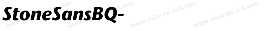 StoneSansBQ字体转换