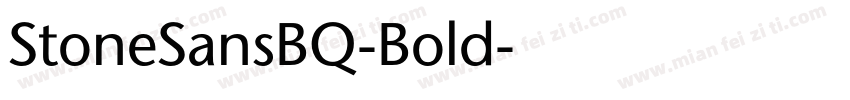 StoneSansBQ-Bold字体转换
