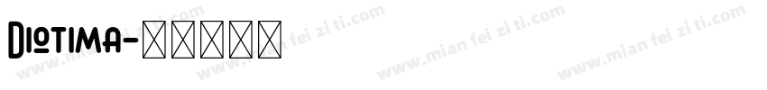 Diotima字体转换