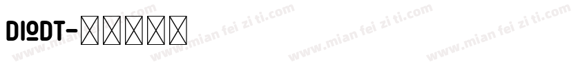 diodt字体转换