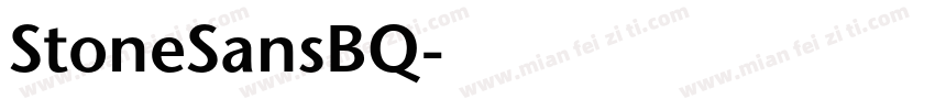 StoneSansBQ字体转换